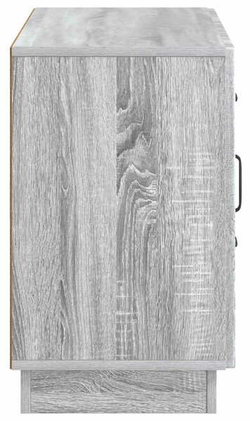 VidaXL Széf fiókkal Szürke Sonoma 89 x 34,5 x 57 cm Szerelt Fa