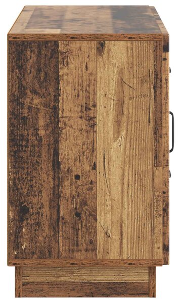 VidaXL Széf Antik Fa 89 x 34,5 x 57 cm Szerelt Fa