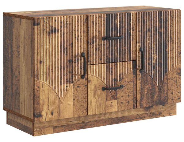 VidaXL Széf Antik Fa 89 x 34,5 x 57 cm Szerelt Fa