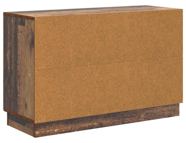 VidaXL Széf Antik Fa 89 x 34,5 x 57 cm Szerelt Fa