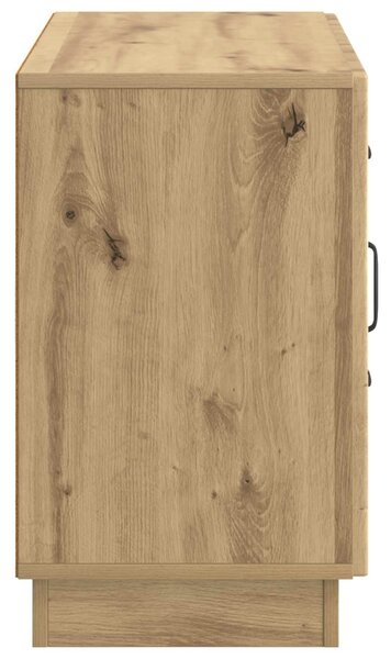 VidaXL Széf Kézműves Tölgy 89 x 34,5 x 57 cm Szerelt Fa