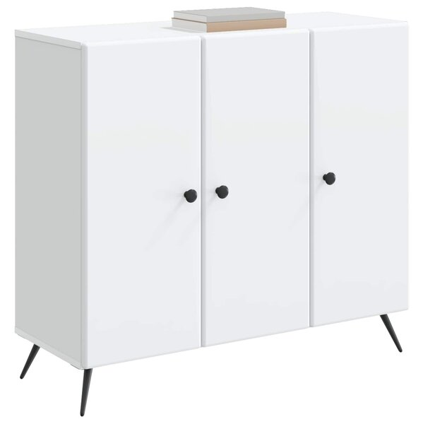 VidaXL Széf Fehér 89 x 34,5 x 80 cm Szerelt Fa