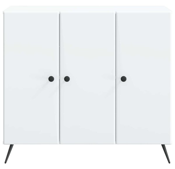VidaXL Széf Fehér 89 x 34,5 x 80 cm Szerelt Fa