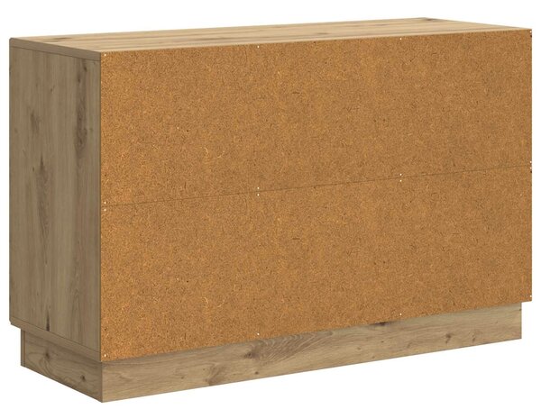 VidaXL Széf Kézműves Tölgy 89 x 34,5 x 57 cm Szerelt Fa