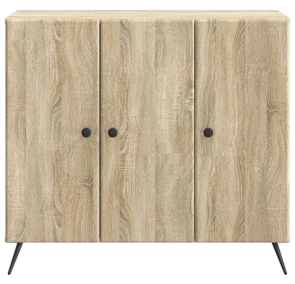 VidaXL Széf Sonoma Tölgy 89 x 34,5 x 80 cm Szerelt Fa