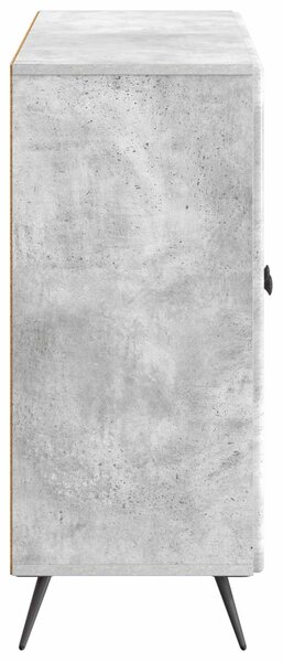 VidaXL Széf Betonszürke 89 x 34,5 x 80 cm Szerelt Fa