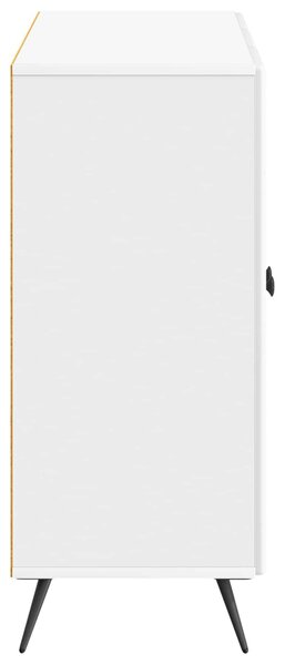 VidaXL Széf Magasfényű Fehér 89 x 34,5 x 80 cm Szerelt Fa