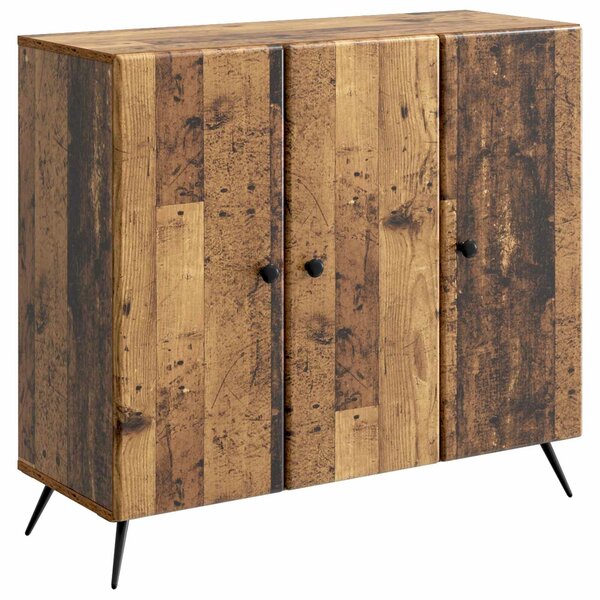 VidaXL Széf Antik Fa 89 x 34,5 x 80 cm Szerelt Fa