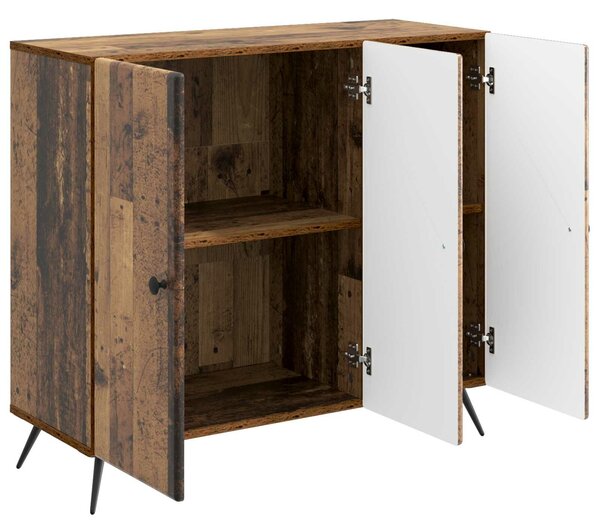 VidaXL Széf Antik Fa 89 x 34,5 x 80 cm Szerelt Fa
