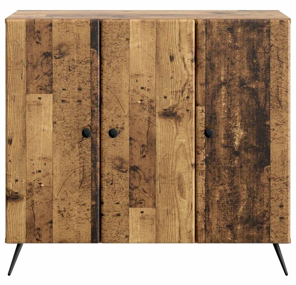 VidaXL Széf Antik Fa 89 x 34,5 x 80 cm Szerelt Fa