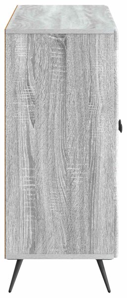 VidaXL Széf Szürke Sonoma 89 x 34,5 x 80 cm Szerelt Fa