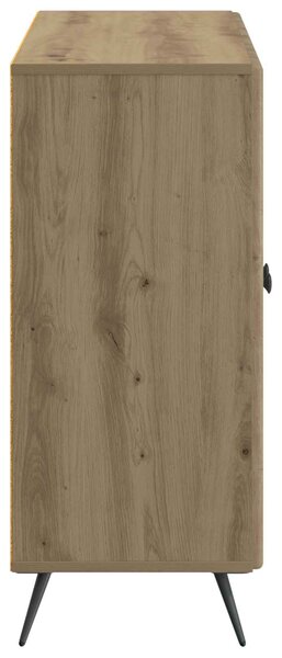 VidaXL Széf Kézműves Tölgy 89 x 34,5 x 80 cm Szerelt Fa