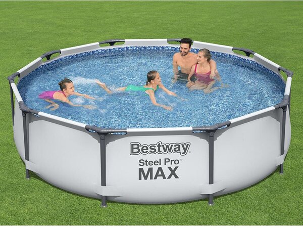 Bestway fémkeretes medence, 305x76 cm, 4700 liter, szűrőszivattyúval