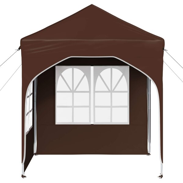 VidaXL Parti sátor 192 x 192 x 245 cm, Barna