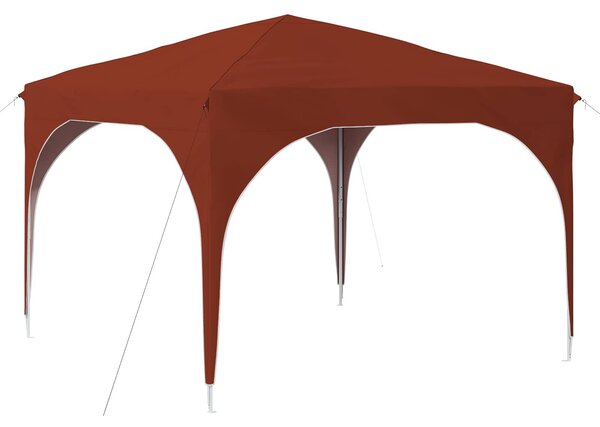 VidaXL Parti sátor 290 x 290 x 245 cm, Terrakotta