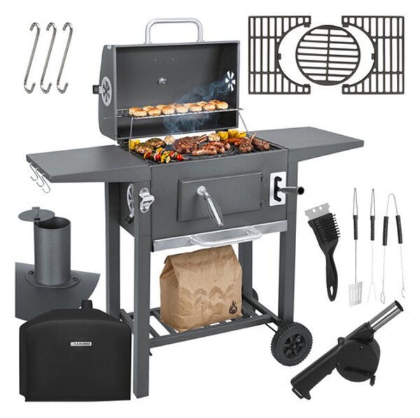 Kerti grill fedővel 105x110x50cm