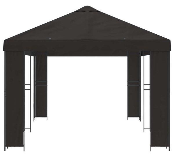 VidaXL Kerti pavilon 6 x 3 m, Antracitszürke