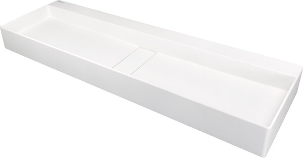 Deante Blur, gránit asztali mosdó 1200x400x120 mm, fehér, DEA-CQB_AU2S