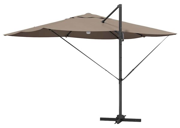 VidaXL Napernyő Tópszínű 351 x 250 x 253 cm Pamut és Alumínium