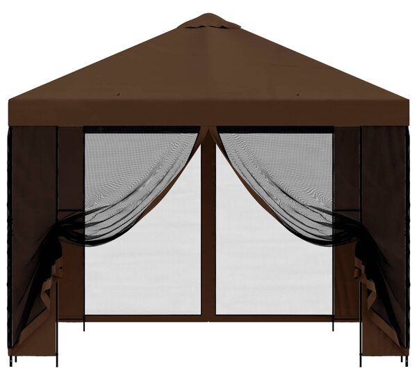 VidaXL Kerti pavilon oldalfalakkal 3 x 3 m, Barna