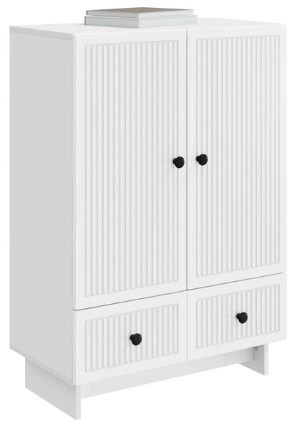 VidaXL Széf Fehér 66 x 34,5 x 95 cm Mérnöki fa
