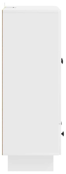 VidaXL Széf Fehér 66 x 34,5 x 95 cm Mérnöki fa