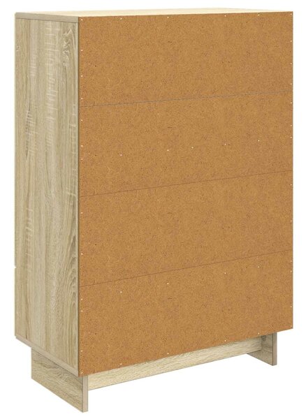 VidaXL Széf Sonoma tölgy 66 x 34,5 x 95 cm Mérnöki fa