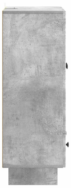 VidaXL Széf Beton Szürke 66 x 34,5 x 95 cm Mérnöki fa