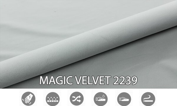 Franciaágy Boxspring 180 cm Daliny (világosszürke) (tárolóhellyel)