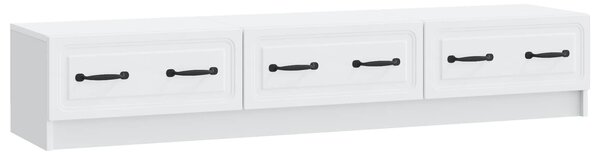 VidaXL TV szekrény fiókkal Fehér 147 x 34,5 x 27 cm Szerelt Fa