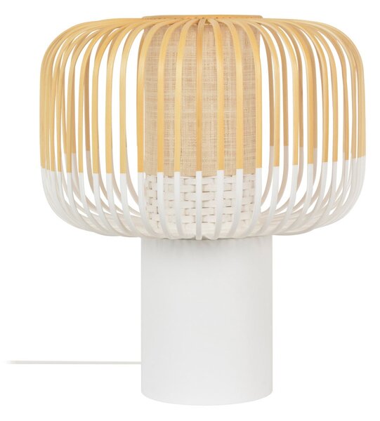 Asztali lámpa Forestier, Bamboo, Fehér, Nappali, Bambusz, Dizájn