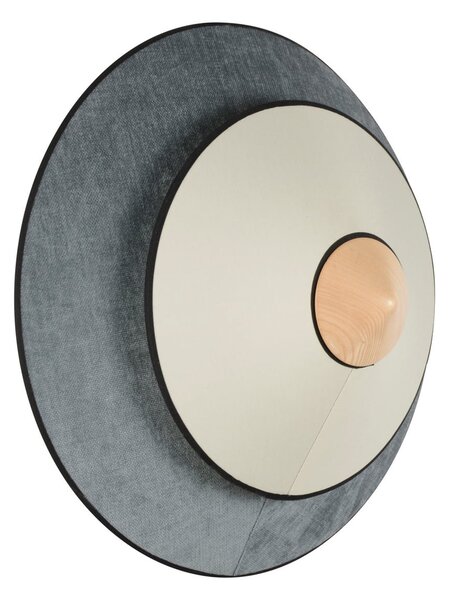 Fali Lámpa Forestier, Cymbal, dimmable, Kék, Nappali, Szövet / Textília, Dizájn