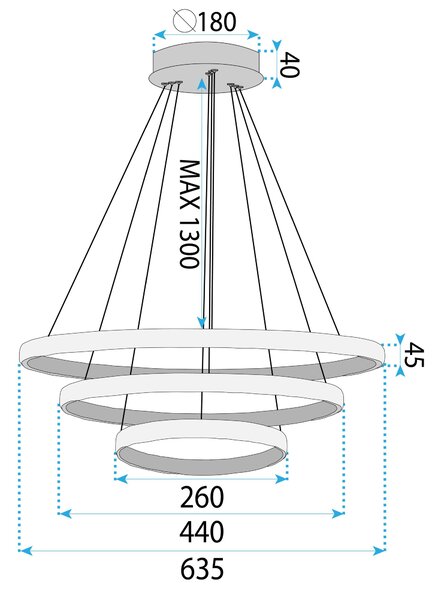 LED Lámpa LHJ042-CP3 GOLD