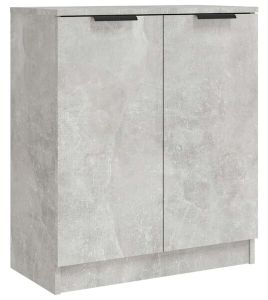 VidaXL Betonhatású Tálalószekrény Szett - 2 db - 60x30x70 cm