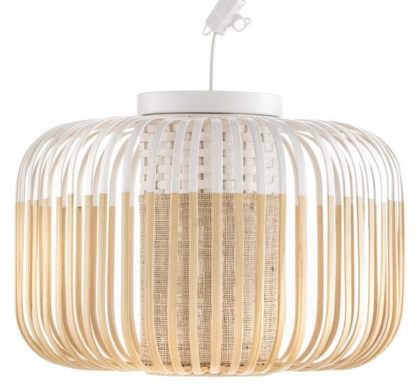 Mennyezeti Lámpa Forestier, Bamboo Light S, dimmable, Fehér, Nappali, Bambusz, Dizájn