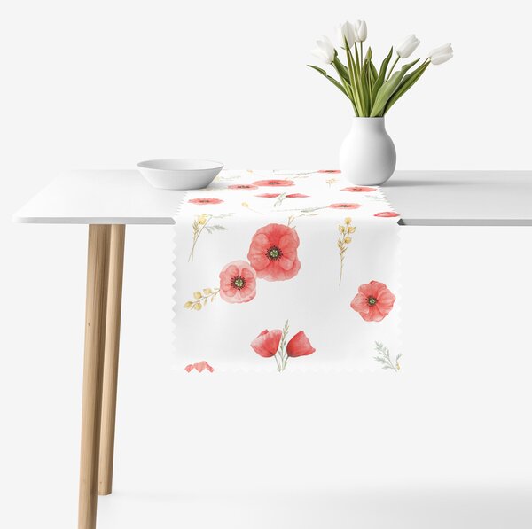 Goldea teflonbevonatú asztali futó - pipacsok 35x120 cm