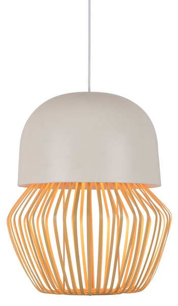 Függőlámpa Forestier, Anemos, dimmable, Fehér, Étkező, Bambusz, Dizájn