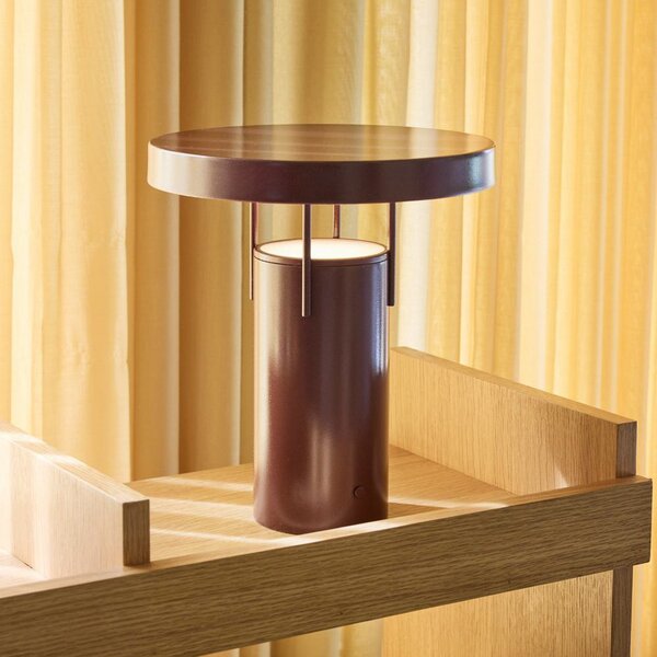 Kültéri Lámpa Hübsch, BringMe, dimmable, Piros, Terasz, Fém, Modern