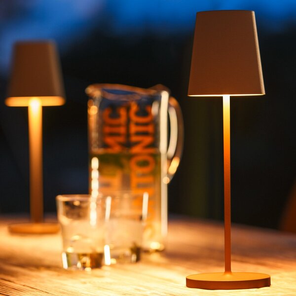 Kültéri Lámpa SLV, Vinolina Two, dimmable, Barna / Rozsdabarna, Terasz, Alumínium, Modern