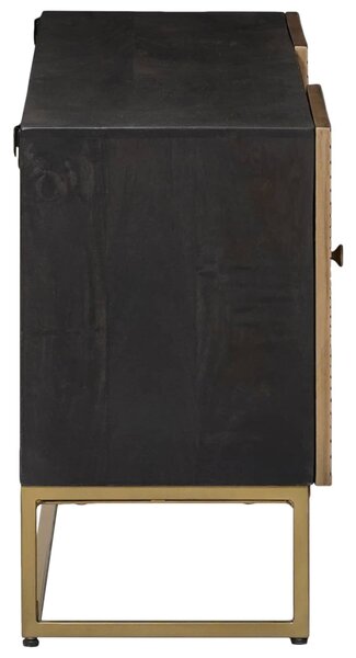 VidaXL TV szekrény Bronz 105 x 30 x 50 cm Tömör Mangófa és Műszaki Fa