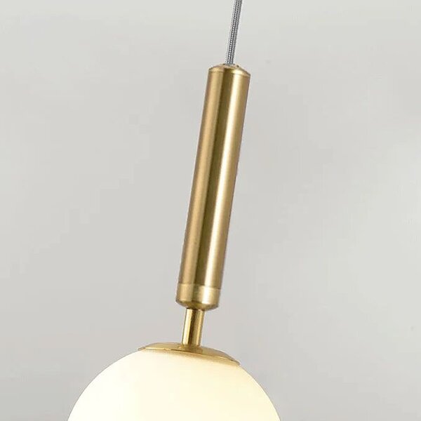 ÜVEGGÖMB FÜGGŐLÁMPA G108-1W GOLD E27