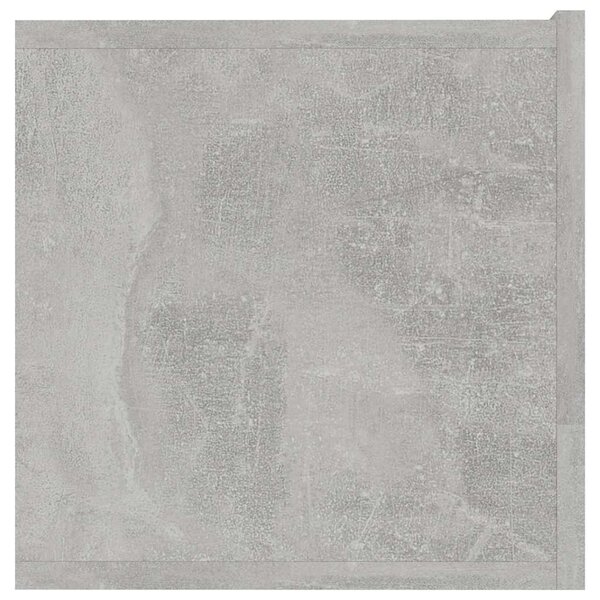 Betonszürke szerelt fa TV-szekrény 120 x 30 x 30 cm