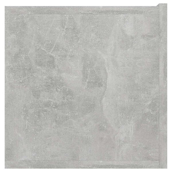 3 db betonszürke függő TV-szekrény 60 x 30 x 30 cm