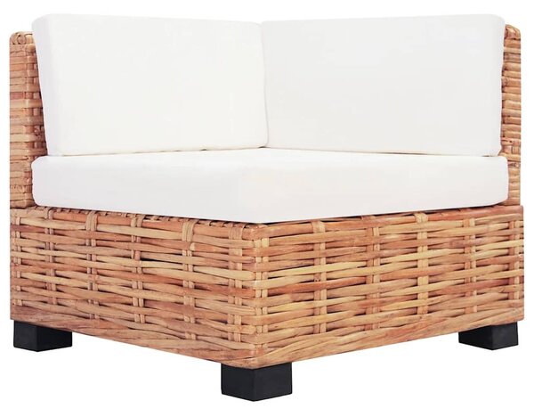 27 részes természetes rattan kanapészett