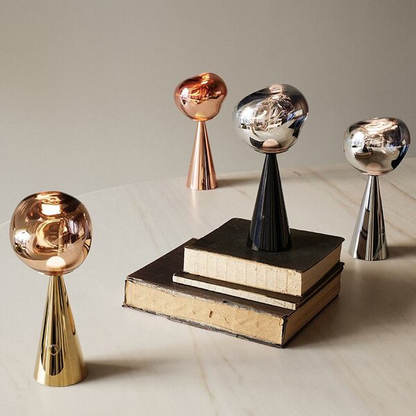 Kültéri Lámpa Tom Dixon, Melt, dimmable, Arany / Sárgaréz, Terasz, Műanyag, Dizájn