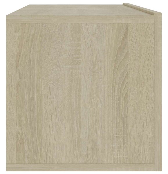 Sonoma tölgy szerelt fa TV-szekrény 100 x 30 x 30 cm