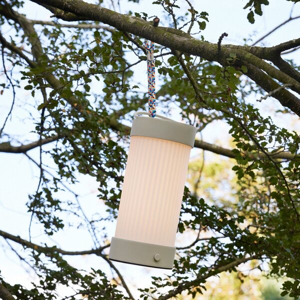 Kültéri Lámpa Hübsch, Camp, dimmable, Bézs, Terasz, Üveg