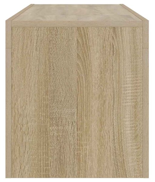 Sonoma tölgy színű TV-szekrény LED-lámpákkal 120 x 35 x 40 cm
