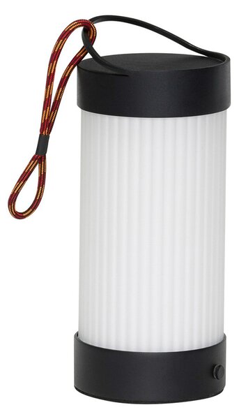 Kültéri Lámpa Hübsch, Camp, dimmable, Fekete, Terasz, Üveg