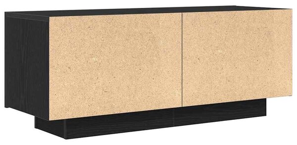 TV szekrény Fekete tölgy 100 x 35 x 40 cm Faanyag